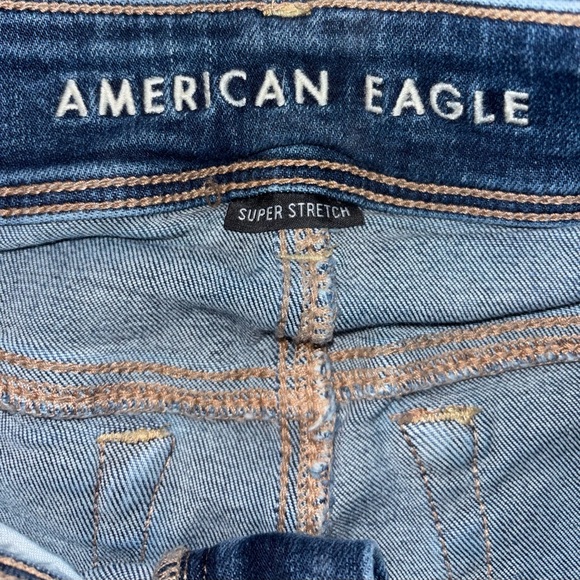 Womens American Eagle Sz 4 Regular Bootcut Super Stretch Jeans - Picture 2 of 4